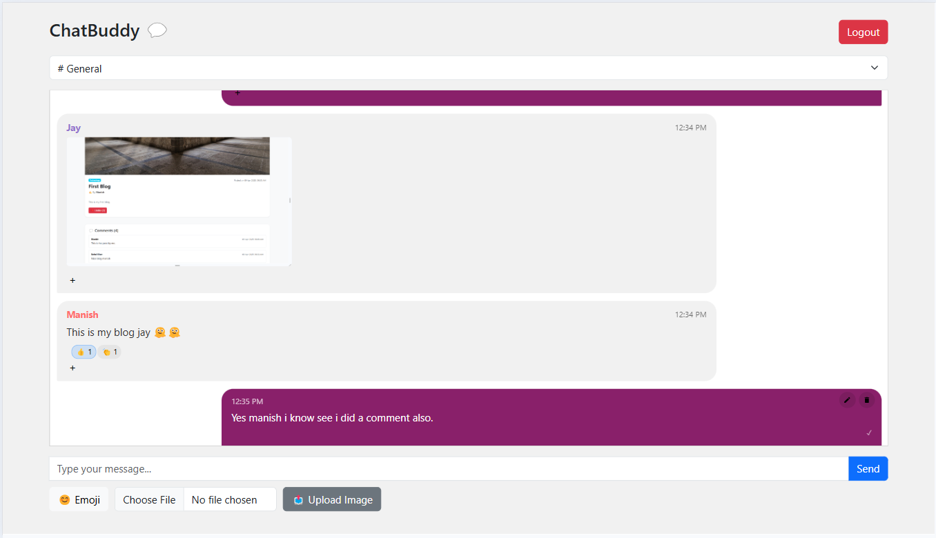 Chat App Preview