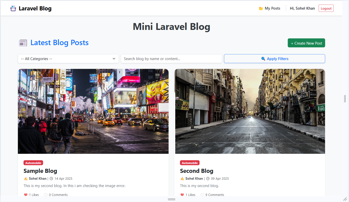 Mini Blog Preview